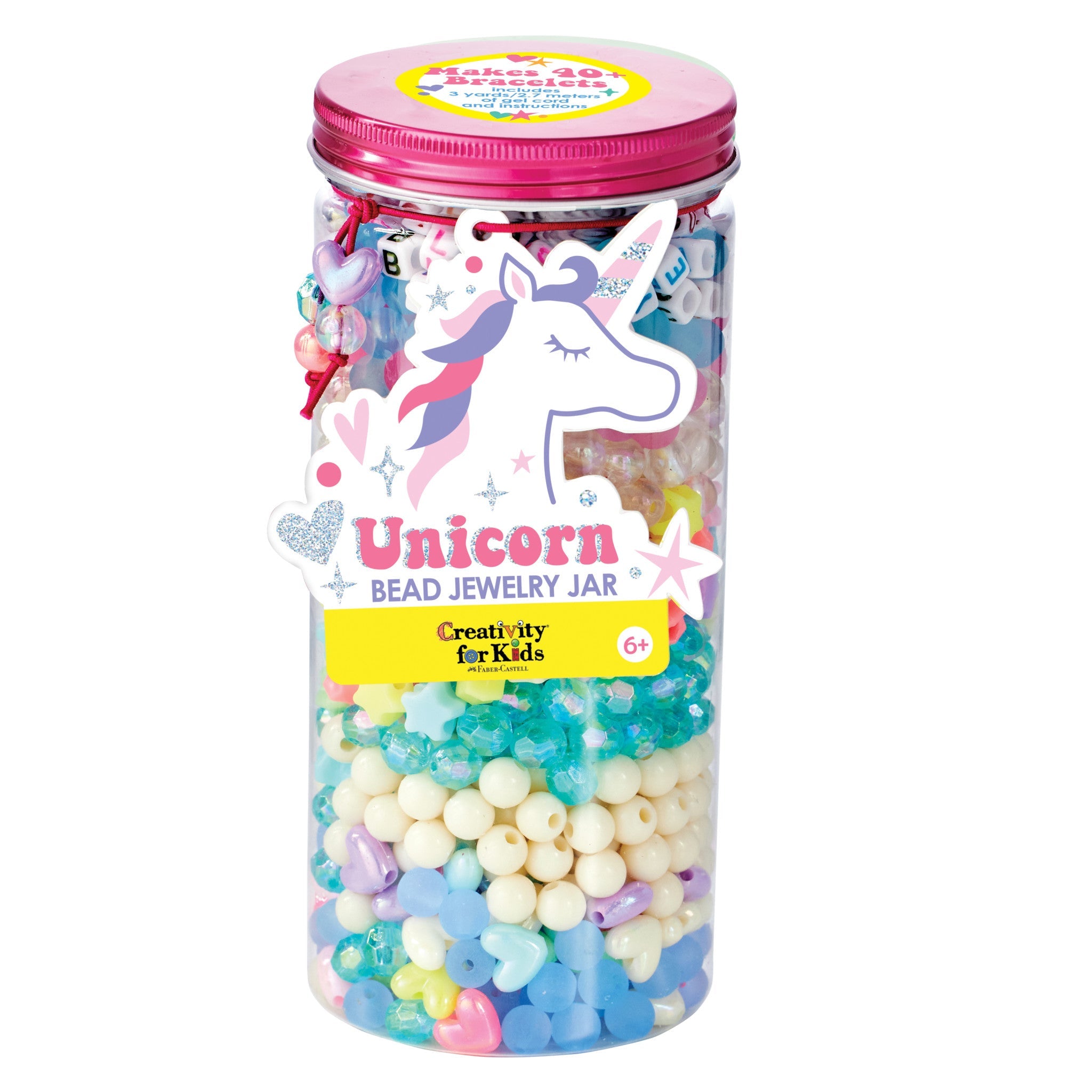 Bead Jewelry Jar Unicorn | 6476000 | creativity for kids